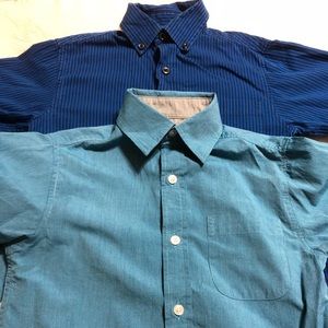 2 Boys Button Down Shirts
